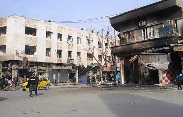 The 'Islamic State of Iraq and the Levant' has been digging tunnels inside Syria's al-Raqa to hide its elements from airstrikes. [Photo courtesy of al-Raqa is Being Slaughtered Silently]