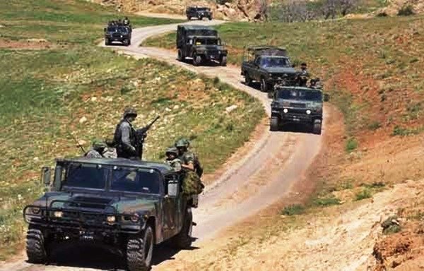 The Lebanese Army conducts a patrol near the northern border town of Arsal. [File photo courtesy of the Lebanese Army Command's Orientation Directorate]