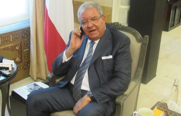 In a wide-ranging interview with Al-Mashareq, Lebanese Interior Minister Nohad al-Mashnouq described the current security situation in the country. [Ayoub Khaddaj/Al-Mashareq]