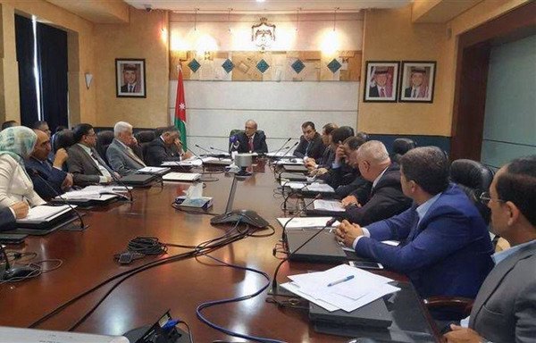 The Jordanian government announces the details of an agreement the kingdom signed with the International Monetary Fund. [Photo courtesy of the Jordanian Finance Ministry]