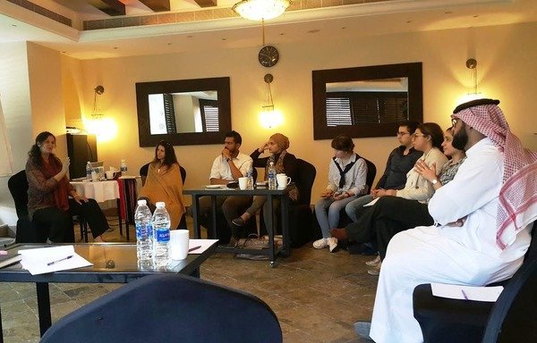 Youth take part in a November 13th to 15th workshop on peace and compassion in Manama. [Mohammed al-Jayousi/Al-Mashareq]
