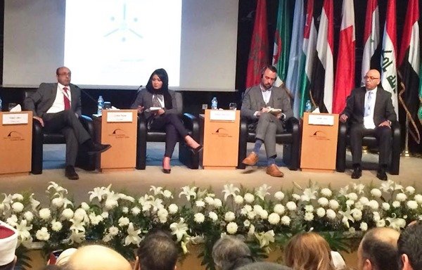 International experts attend the 3rd International Conference on Fighting Extremism hosted by the Library of Alexandria. [Waleed Abu al-Khair/Al-Mashareq]