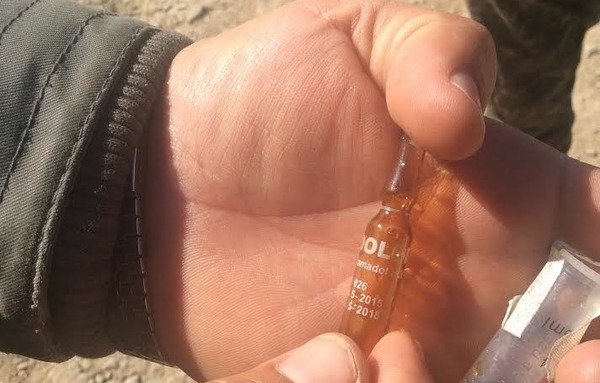 Tramadol, an opioid drug, is one of the substances abused by 'Islamic State of Iraq and Syria' fighters. [Photo courtesy of Mustafa Bali]