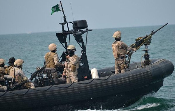 A Saudi naval forces unit patrols the kingdom's territorial waters. [Photo courtesy of the Saudi Press Agency]