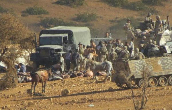 Suicide bombers on Friday (June 30th) attacked Lebanese soldiers as they raided al-Nour camp near Arsal, pictured. The raids were designed to apprehend terrorists. [Photo courtesy of the Lebanese army's Directorate of Orientation]