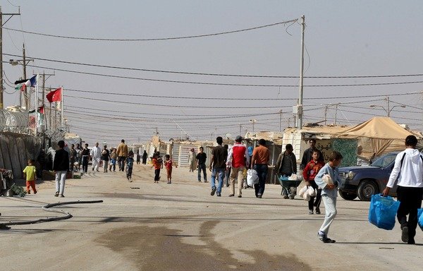 Zaatari is Jordan's largest Syrian refugee camp, accommodating around 80,000 refugees. [Photo courtesy of Mohammad Abu Ghosh]