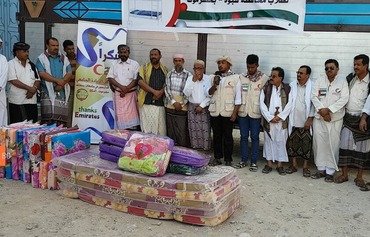 سازمان های غیردولتی داخلی در شبوه یمن کمک ها را توزیع می کنند