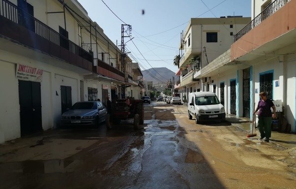 The Baalbek-Hermel town of al-Qaa experienced severe flooding in mid-June. [Photo courtesy of al-Qaa municipality]