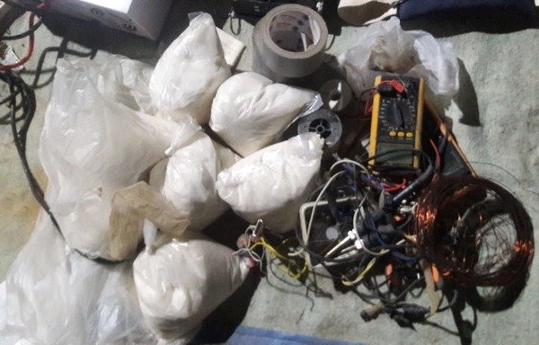 Egyptian forces seized equipment belonging to extremists during counter-terrorism operations in Sinai in August. [Photo courtesy of the Ministry of Defence's Department of Morale Affairs]