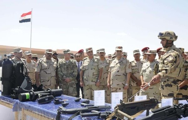 Armed forces from Egypt, the US and elsewhere are taking part in the Bright Star 2018 joint military exercise. [Photo courtesy of the Ministry of Defence's Department of Morale Affairs]