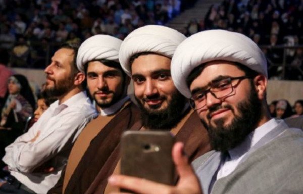 The use of social media has had a significant impact on the new generation of Iranians, who increasingly embrace modernity, experts say. [Photo circulated on social media] 