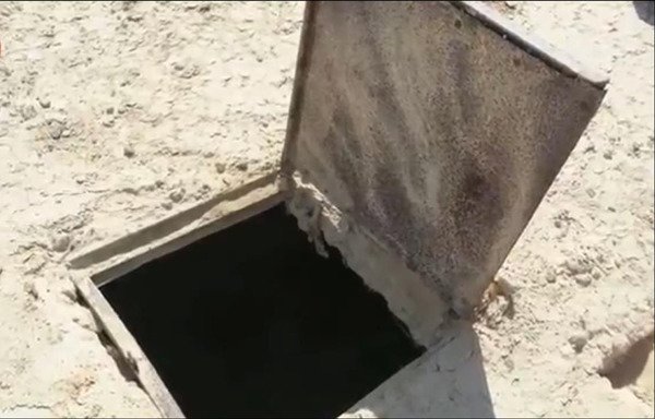 Egyptian forces uncover a hideout used by militants in Sinai to evade strikes launched by the armed forces against terror groups as part of Operation Sinai 2018. [Photo courtesy of the Ministry of Defence's Department of Morale Affairs]