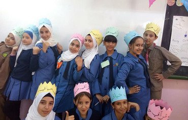 Students in Jordan's Maan governorate receive new backpacks