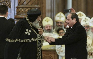 السيسي يدشّن كاتدرائية قبطية في مصر