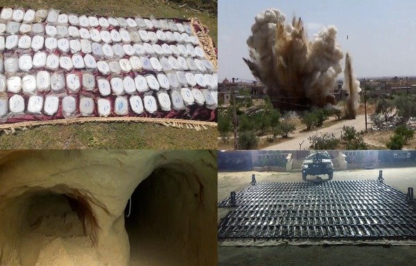 A set of pictures distributed by the Egyptian Armed Forces’ Department of Morale Affairs show the latest security operations and successes achieved by Egyptian forces against terror elements in Sinai.