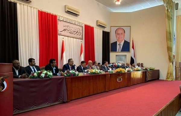 The National Alliance of Yemeni Political Forces (NAYPF), which comprises 16 of the largest active political parties in the country, announced its establishment on April 14th at the Yemeni parliament in Hadramaut. [Photo courtesy of the Ministry of Information]