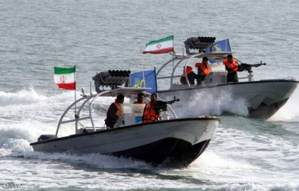 Two Iranian naval vessels are seen here in Gulf waters. [Photo circulated on social media]