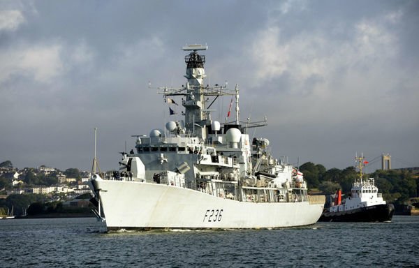 British frigate HMS Montrose has been tasked with escorting British-flagged ships passing through Gulf waters. [Photo courtesy of the British Royal Navy]