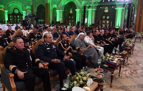 Senior military officers and international specialists take part in the Saudi International Maritime Forum, held November 24th to 26th in Riyadh. [Photo courtesy of Saudi Press Agency]