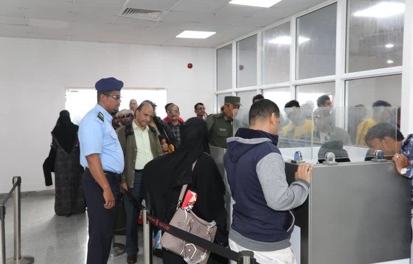 Over the course of three years, al-Riyan airport in al-Mukalla was rehabilitated and saw the construction of new lounges. [Photo courtesy of Hadramaut Province media office]