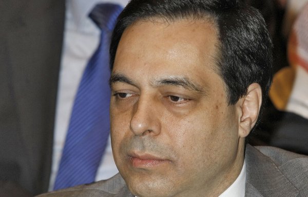 This picture taken on October 3rd, 2012, shows then-Education Minister Hassan Diab attending a conference in the Lebanese capital Beirut. Diab, a professor at the American University of Beirut and a former education minister, was tipped by Lebanese media as former PM Saad al-Hariri's likely successor. [Stringer/AFP]