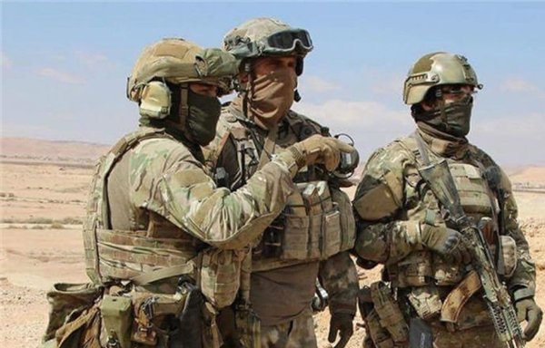 Russian special forces in northern Hama, Syria, in May 2017. [Photo via Fars News Agency]