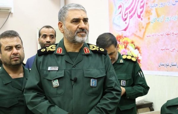 Brig. Gen. Hassan Shahvarpour has been sanctioned by the US for his involvement in 'gross violations of human rights against protestors during the November protests in Mahshahr, Iran'. [Photo courtesy of Iran International]