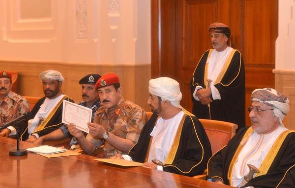 شورای دفاع ملی عمان انتصاب هیثم بن طارق به عنوان جانشین سلطان قابوس را اعلام کرد. [تصویر با کسب اجازه از خبرگزاری عمان]