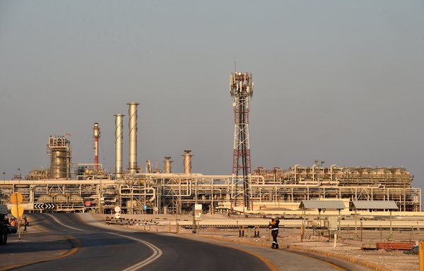 A general view of Saudi Aramco's Abqaiq oil processing plant on September 20th, 2019. [Fayez Nureldine/AFP]