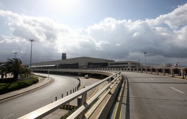 A picture taken on March 19th shows the Beirut International Airport while it is closed amid restrictions to combat the coronavirus across Lebanon. [Anwar Amro/AFP]