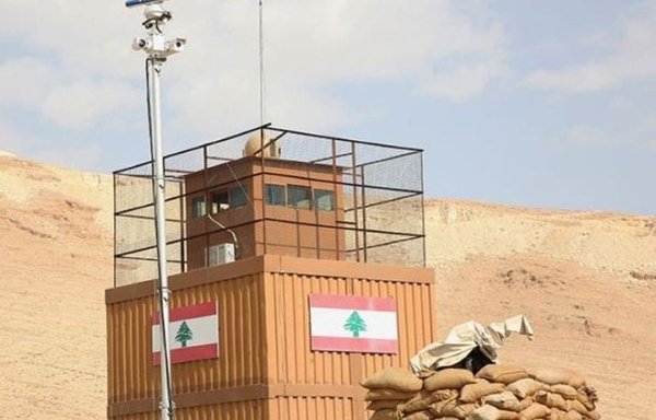 Security cameras monitor the surrounding area at a border post on Lebanon's frontier with Syria. [Photo courtesy of Lebanese Army Command, Directorate of Guidance]