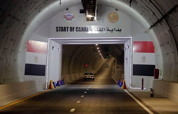 The Tahya Misr Tunnels that link Sinai to Ismailia run under the Suez Canal. [Photo courtesy of Suez Canal Authority]