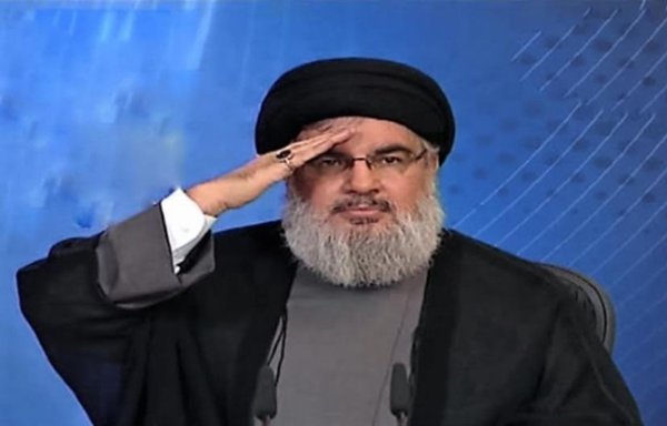 Many Lebanese blame Hizbullah leader Hassan Nasrallah for the stifling financial and economic crisis in Lebanon because of his intervention in regional wars and control of the country's political life. [Photo circulated online]