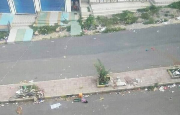 Ruwaida Saleh, who is said to be 9 or 10 years old, was shot Monday (August 17th) in Taez as she went to fetch water for her family. [Photo circulated on social media]