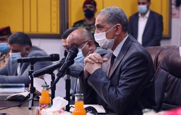 Iraqi Interior Minister Othman al-Ghanimi held a meeting with security officials in Basra on August 20th after a surge in armed attacks against activists in the city. [Photo courtesy of the Iraqi Interior Ministry]