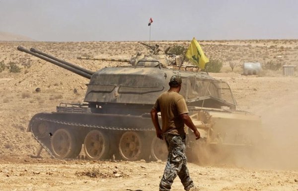 Hizbullah has sent tanks like this to fight in Syria. According to media reports, the Lebanese militia has recently withdrawn 2,500 fighters from Syria. [Photo circulated online]