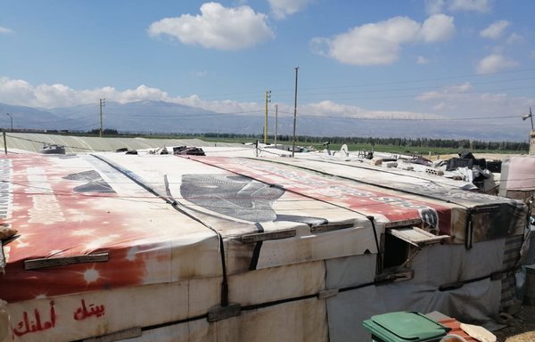 A view of the Majdal Anjar Syrian refugee camp in Lebanon's Bekaa Valley. [Photo courtesy of Mezyad al-Ali]
