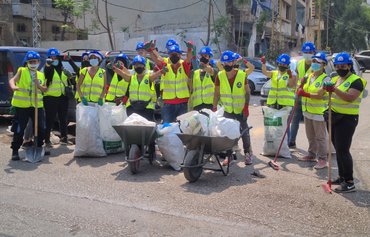 برنامج تموله الوكالة الأميركية للتنمية الدولية يدعم عملية تنظيف بيروت