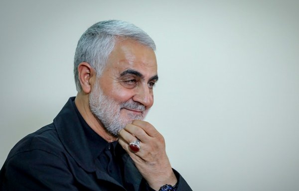 Slain Quds Force commander Qassem Soleimani is shown in an undated archival photo posted by the Iranian military on December 10. [Iranian Ministry of Defence]