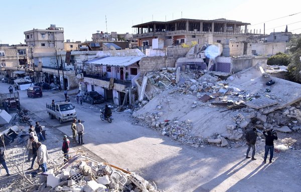A November 2019 Israeli strike on the Syrian village of Beit Saber, southwest of Damascus, targeted military sites of Iranian Quds Force and Syrian Armed Forces in response to rockets fired at Israel the previous day. [SANA/AFP]