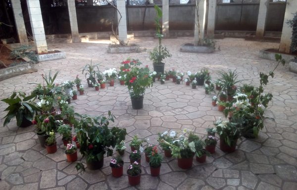 The site where Lokman Slim will be laid to rest in his family home's garden. [Nohad Topalian/Al-Mashareq]