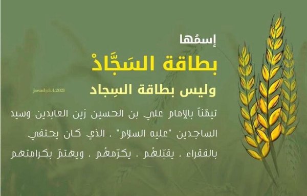 من خلال بطاقة السجاد، يمكن لعناصر حزب الله وأنصاره الحصول على خصومات على المواد الغذائية والسلع الأخرى. [حسين عز الدين]