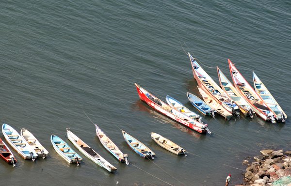 Fishing boats are moored in the old sea port of Aden in southern Yemen, in this file photo from December 1, 2010. [Karim Sahib/AFP]