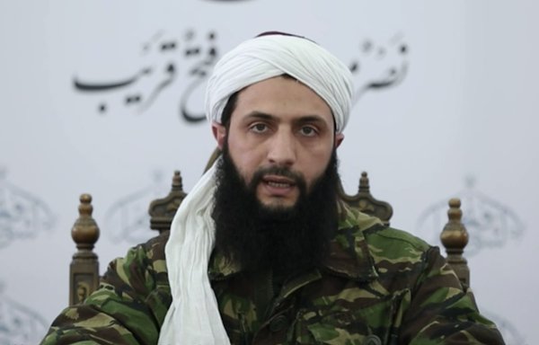 Tahrir al-Sham leader Abu Mohammad al-Jolani previously pledged allegiance to al-Qaeda and has worked with ISIS. Seeking to save face, he now claims those alliances were merely strategic necessities given the prevailing political situation in Iraq and Syria. [HTS video]