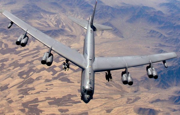 A US Air Force B-52H Stratofortress is shown in an undated photo. [US Air Force]