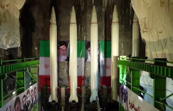 Missiles are shown at Iran's Imam Ali missile base in Khorramabad last November. [Mashreghnews.ir]