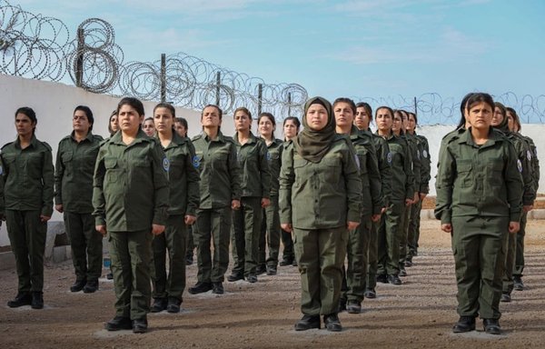 Female recruits graduate from an Asayesh training course. [Asayesh]