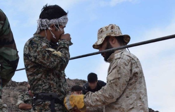 Fighters from the IRGC Quds Force train in Syria in 2020. [Tasnim News]