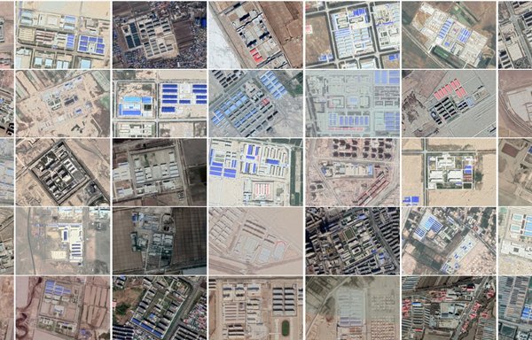 A view of some of the more than 100 new facilities Beijing has recently built to detain Muslims. [Buzzfeed]