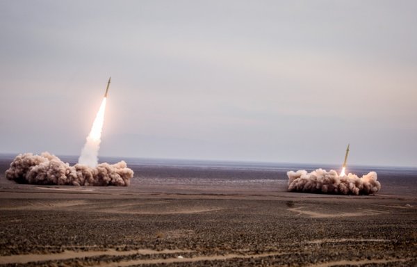 A missile launch orchestrated by the IRGC late last year. [IRGC]